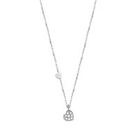 Collier Salvini Femme Be Happy in Or blanc Diamante 20055766 - 20055766